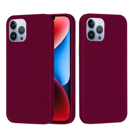 Solid Color Silicone Phone Case, For iPhone 16, For iPhone 15 Pro Max