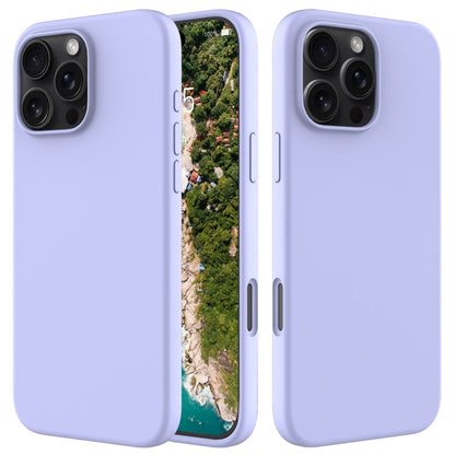 Solid Color Silicone Phone Case, For iPhone Air, For iPhone 16 Pro Max