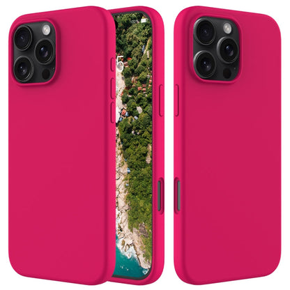 Solid Color Silicone Phone Case, For iPhone Air, For iPhone 16 Pro Max