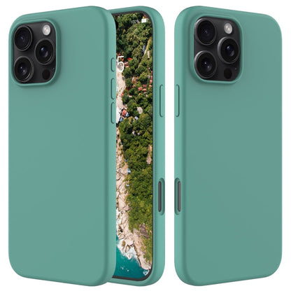 Solid Color Silicone Phone Case, For iPhone Air, For iPhone 16 Pro Max