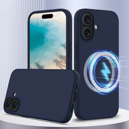 Shockproof Silicone Magsafe Phone Case, For iPhone 16, For iPhone 15 Pro Max