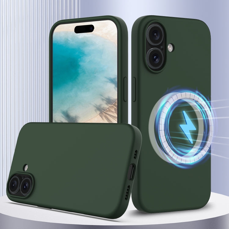 Shockproof Silicone Magsafe Phone Case, For iPhone 16, For iPhone 15 Pro Max