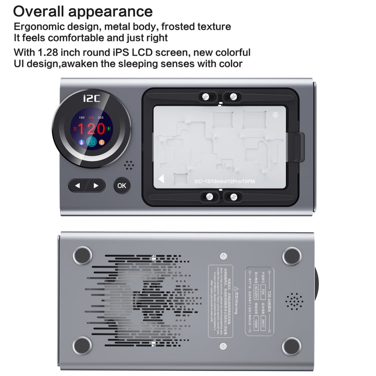 i2C T20 Intelligent Motherboard Middle Layered Heating Platform For iPhone X-14 Series, i2C T20 For iPhone X-14 Series