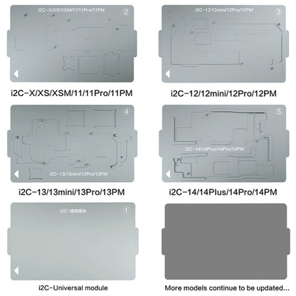 i2C T20 Intelligent Motherboard Middle Layered Heating Platform For iPhone X-14 Series, i2C T20 For iPhone X-14 Series