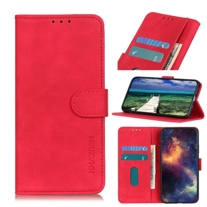 KHAZNEH Retro Texture Leather Phone Case, For iPhone 16 Pro, For iPhone 16 Plus, For iPhone 16, For iPhone 15 Pro Max, For iPhone 15 Pro, For iPhone 15 Plus