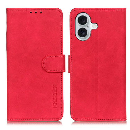 KHAZNEH Retro Texture Leather Phone Case, For iPhone 16e / 17e, For iPhone 17 Pro Max, For iPhone 17 Pro, For iPhone 17, For iPhone Air, For iPhone 16 Pro Max