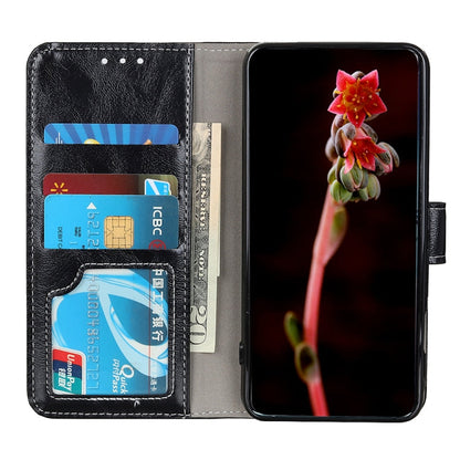 Retro Crazy Horse Texture Horizontal Flip Leather Phone Case, For iPhone 15