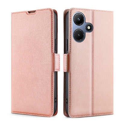 Ultra-thin Voltage Side Buckle Horizontal Flip Leather Phone Case, For Infinix GT 10 Pro 5G, For Infinix Smart 7 HD, For Infinix Hot 30i 4G, For Infinix Note 30 VIP 5G
