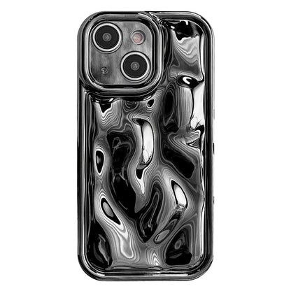 Electroplating Meteorite Texture TPU Phone Case, For iPhone 16 Plus, For iPhone 16, For iPhone 15 Pro Max, For iPhone 15 Pro, For iPhone 15 Plus, For iPhone 15
