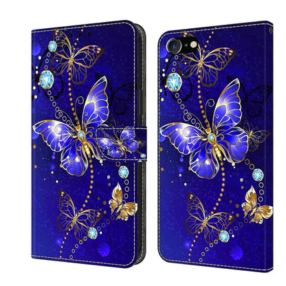 Crystal 3D Shockproof Protective Leather Phone Case, For iPhone 6 / 7