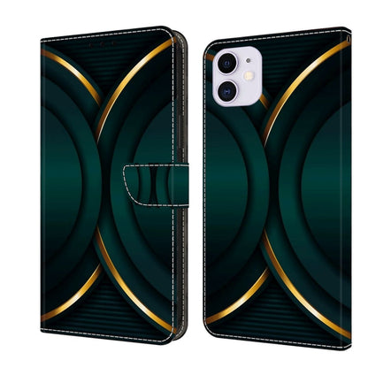 Crystal 3D Shockproof Protective Leather Phone Case, For iPhone 11