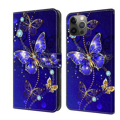 Crystal 3D Shockproof Protective Leather Phone Case, For iPhone 11 Pro