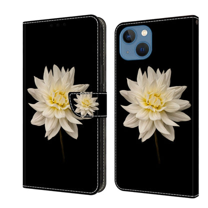 Crystal 3D Shockproof Protective Leather Phone Case, For iPhone 13 / 14