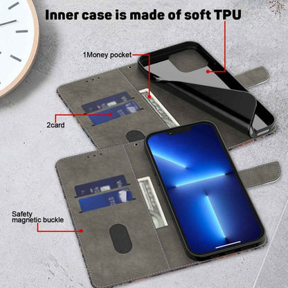 Crystal 3D Shockproof Protective Leather Phone Case, For iPhone X / XS