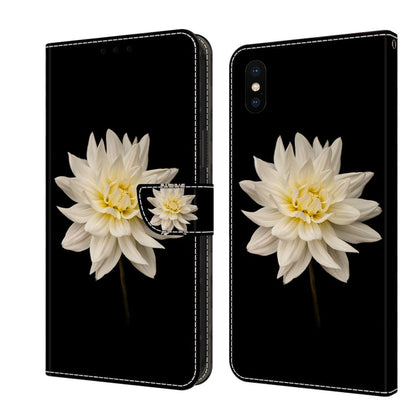 Crystal 3D Shockproof Protective Leather Phone Case, For iPhone X / XS