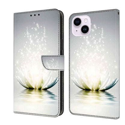 Crystal 3D Shockproof Protective Leather Phone Case, For iPhone 15 Plus