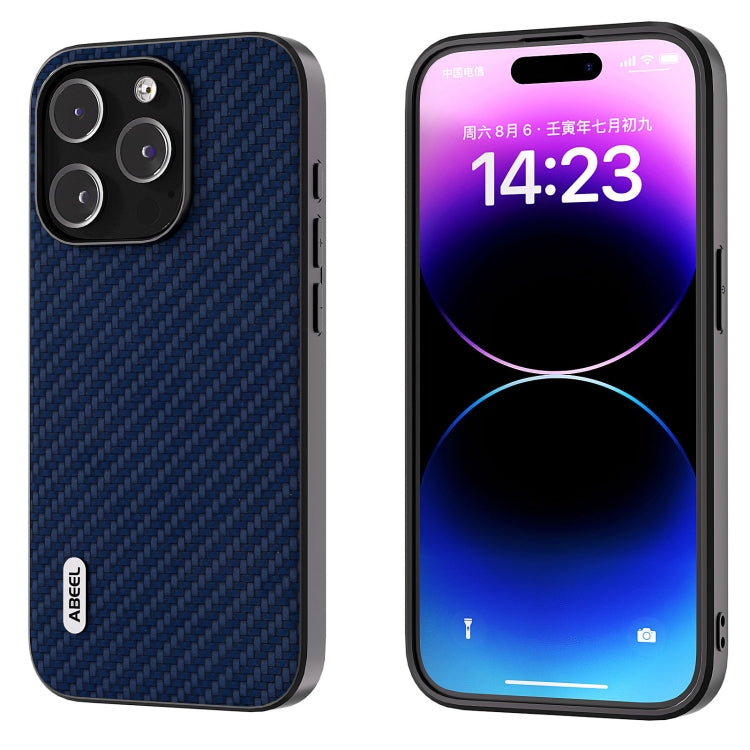 ABEEL Carbon Fiber Texture Protective Phone Case, For iPhone 14 Pro, For iPhone 15 Plus, For iPhone 14 Pro Max