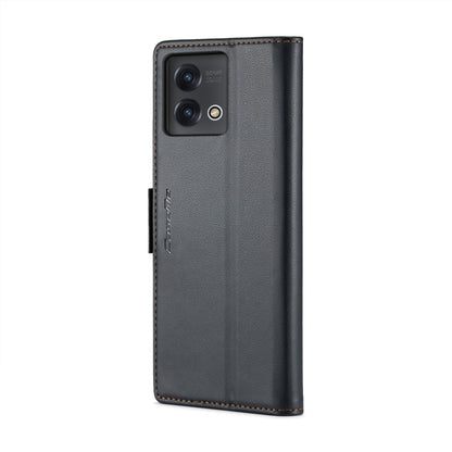 CaseMe 023 Butterfly Buckle Litchi Texture RFID Anti-theft Leather Phone Case, For Motorola Moto G Stylus 5G 2023