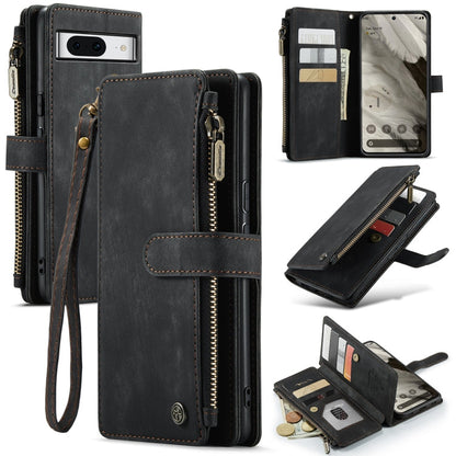 CaseMe C30 Multifunctional Leather Phone Case, For Google Pixel 8a, For Google Pixel 8 Pro, For Google Pixel 8