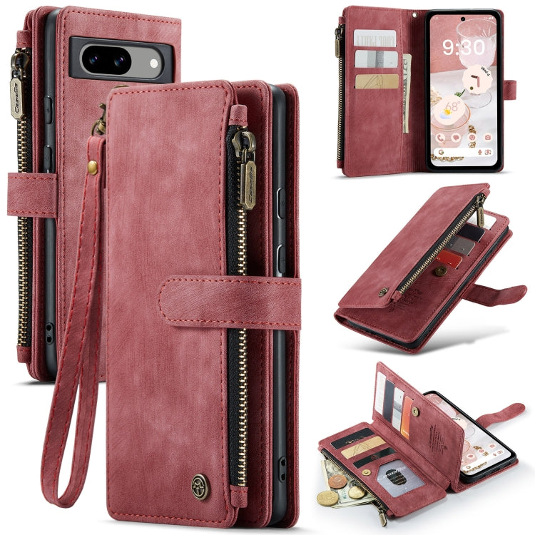 CaseMe C30 Multifunctional Leather Phone Case, For Google Pixel 8a, For Google Pixel 8 Pro, For Google Pixel 8