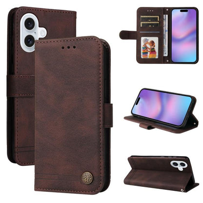 Skin Feel Life Tree Leather Phone Case, For iPhone 17e / 16e, For iPhone 17 Pro Max, For iPhone 17 Pro, For iPhone 17