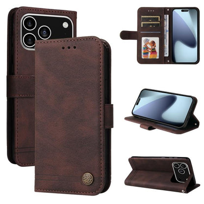 Skin Feel Life Tree Leather Phone Case, For iPhone 17e / 16e, For iPhone 17 Pro Max, For iPhone 17 Pro, For iPhone 17