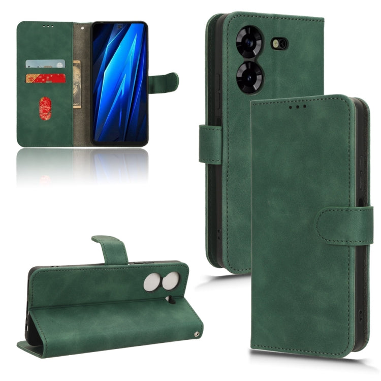 Skin Feel Magnetic Flip Leather Phone Case, For Tecno Pop 8, For Tecno Pova 5 Pro, For Tecno Pova Neo 3, For Tecno Pova 5