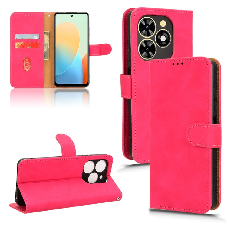 Skin Feel Magnetic Flip Leather Phone Case, For Tecno Pop 8, For Tecno Pova 5 Pro, For Tecno Pova Neo 3, For Tecno Pova 5