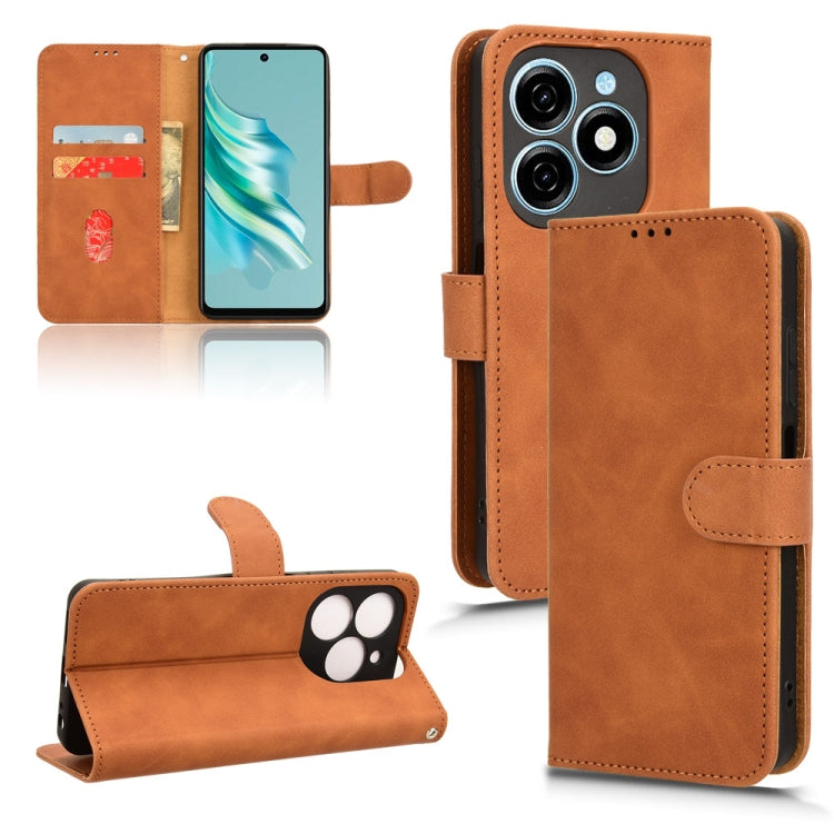 Skin Feel Magnetic Flip Leather Phone Case, For Tecno Pova 6 Neo, For Tecno Camon 30 4G, For Tecno Spark 20 Pro, For Tecno Spark 20
