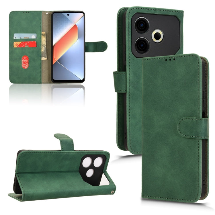 Skin Feel Magnetic Flip Leather Phone Case, For Tecno Pova 6 Neo, For Tecno Camon 30 4G, For Tecno Spark 20 Pro, For Tecno Spark 20
