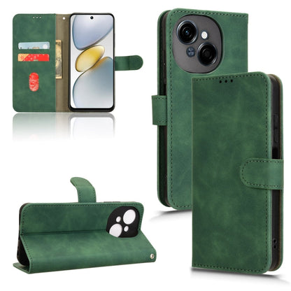 Skin Feel Magnetic Flip Leather Phone Case, For Tecno Spark Go 2025 / Spark Go 1, For Tecno Pop 9, For Tecno Spark Go 5G, For Tecno Camon 30S Pro