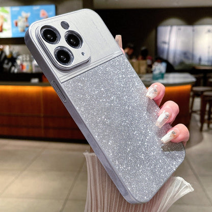 Metallic Glitter Powder Shockproof Phone Case, For iPhone 12 Pro Max, For iPhone 12 Pro, For iPhone 11 Pro Max, For iPhone 11