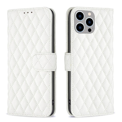 Diamond Lattice Wallet Flip Leather Phone Case, For iPhone 16, For iPhone 15 Pro Max, For iPhone 15 Pro, For iPhone 15 Plus