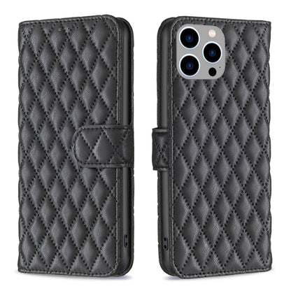 Diamond Lattice Wallet Flip Leather Phone Case, For iPhone 16, For iPhone 15 Pro Max, For iPhone 15 Pro, For iPhone 15 Plus