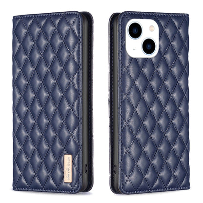 Diamond Lattice Magnetic Leather Flip Phone Case, For iPhone 15 Pro Max, For iPhone 15 Pro, For iPhone 15 Plus, For iPhone 15