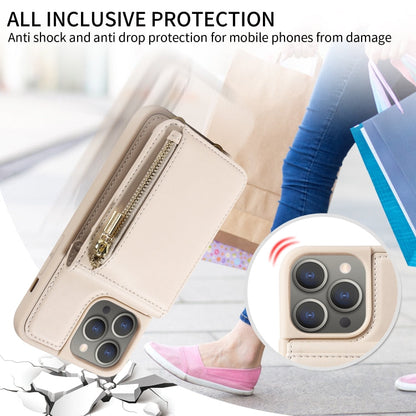 Crossbody Lanyard Zipper Wallet Leather Phone Case, For iPhone 15 Pro Max, For iPhone 15 Pro, For iPhone 15 Plus, For iPhone 15
