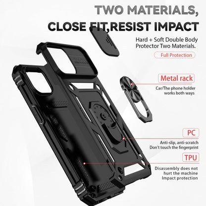 Sliding Camshield Holder Phone Case, For iPhone 15