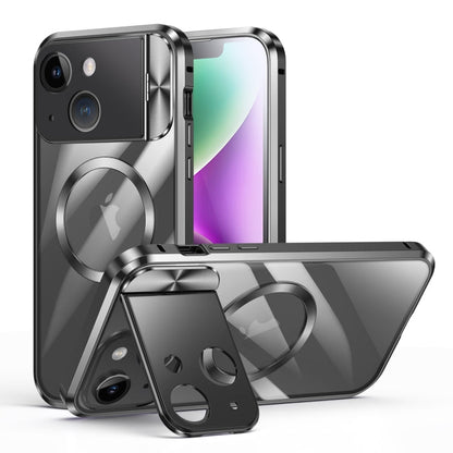 Large Window Holder MagSafe Magnetic Metal Phone Case, For iPhone 15 Pro Max, For iPhone 14, For iPhone 15 Pro, For iPhone 14 Pro, For iPhone 15