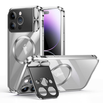 Large Window Holder MagSafe Magnetic Metal Phone Case, For iPhone 15 Pro Max, For iPhone 14, For iPhone 15 Pro, For iPhone 14 Pro, For iPhone 15