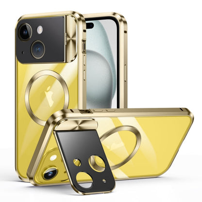 Large Window Holder MagSafe Magnetic Metal Phone Case, For iPhone 15 Pro Max, For iPhone 14, For iPhone 15 Pro, For iPhone 14 Pro, For iPhone 15