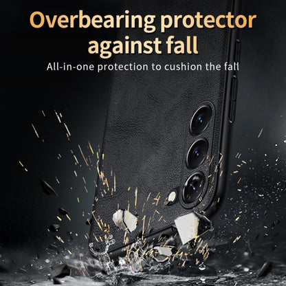 SULADA Shockproof TPU Hybrid Handmade Leather Phone Case, For Samsung Galaxy S23 5G