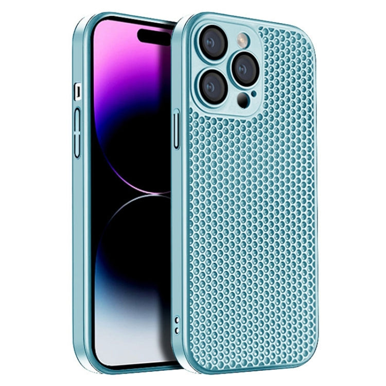 Honeycomb Radiating PC Phone Case, For iPhone 14 Plus, For iPhone 14, For iPhone 14 Pro