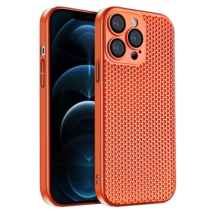 Honeycomb Radiating PC Phone Case, For iPhone 12 Pro, For iPhone 11 Pro Max, For iPhone 11