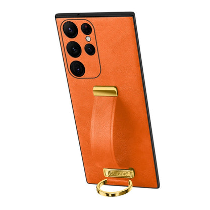 SULADA PC Hybrid Leather Texture Skin Feel Shockproof Phone Case, For Samsung Galaxy S24+ 5G, For Samsung Galaxy S24 5G, For Samsung Galaxy S23 Ultra 5G, For Samsung Galaxy S23+ 5G