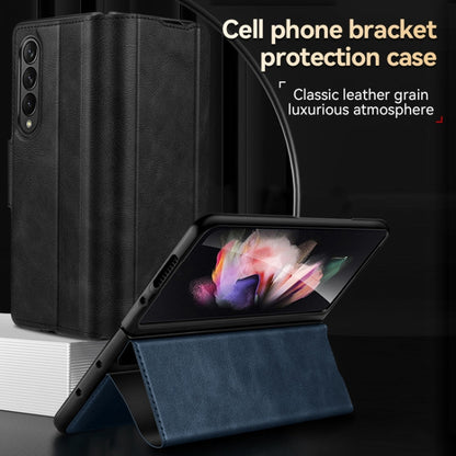 SULADA All-inclusive Magnetic Snap Flip Leather Phone Case, For Samsung Galaxy Z Fold2 / W21