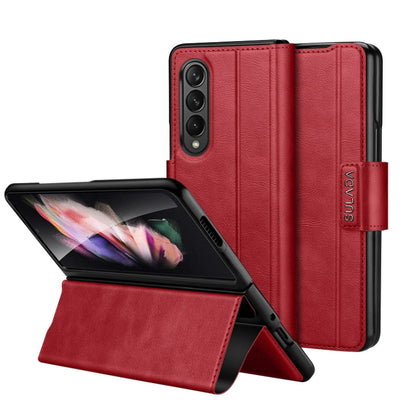 SULADA All-inclusive Magnetic Snap Flip Leather Phone Case, For Samsung Galaxy Z Fold2 / W21