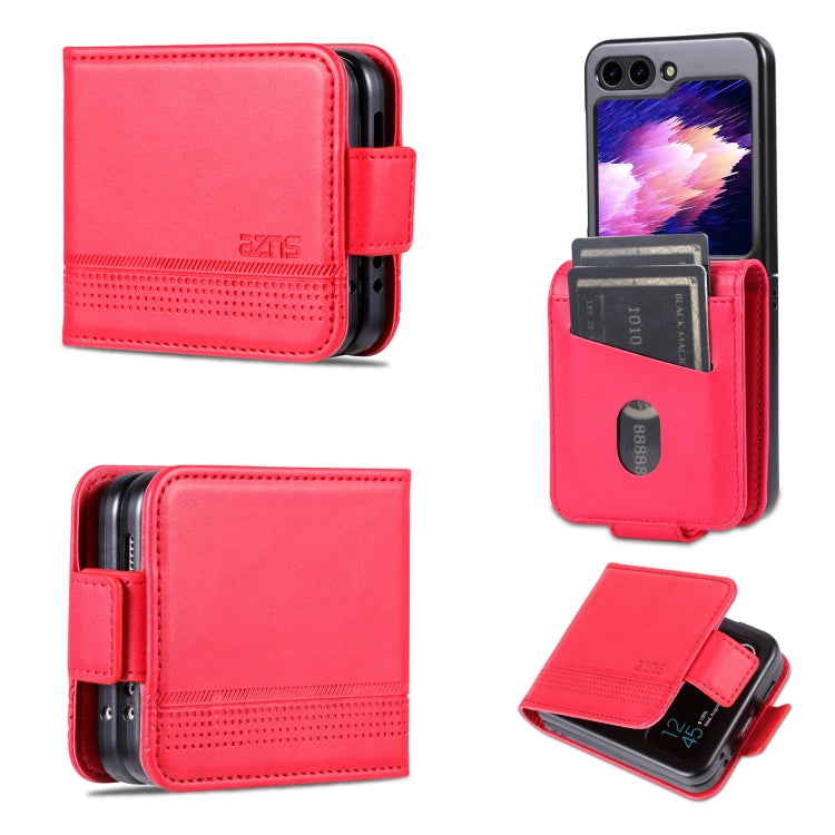 AZNS Magnetic Calf Texture Flip Leather Phone Case, For Galaxy Z Fold8 Ultra 5G, For Galaxy Z Flip8 5G, For Samsung Galaxy Z Flip7 FE / Flip6, For Samsung Galaxy Z Fold7 5G