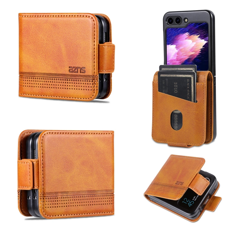 AZNS Magnetic Calf Texture Flip Leather Phone Case, For Samsung Galaxy Z Flip7 FE / Flip6, For Samsung Galaxy Z Fold7 5G, For Samsung Galaxy Z Flip7 5G, For Samsung Galaxy Z Fold6 5G