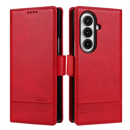 AZNS Magnetic Calf Texture Flip Leather Phone Case, For Galaxy Z Fold8 Ultra 5G, For Galaxy Z Flip8 5G, For Samsung Galaxy Z Flip7 FE / Flip6, For Samsung Galaxy Z Fold7 5G