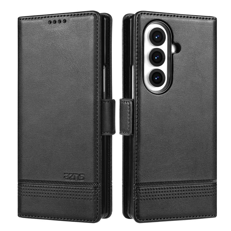 AZNS Magnetic Calf Texture Flip Leather Phone Case, For Galaxy Z Fold8 Ultra 5G, For Galaxy Z Flip8 5G, For Samsung Galaxy Z Flip7 FE / Flip6, For Samsung Galaxy Z Fold7 5G